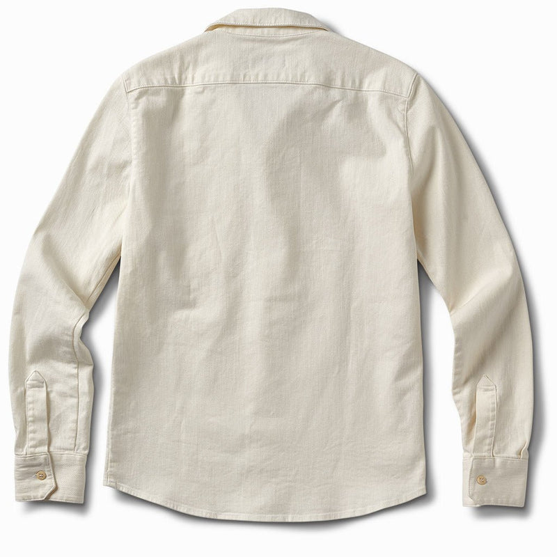 Gas Station Twill Button Down Off-White