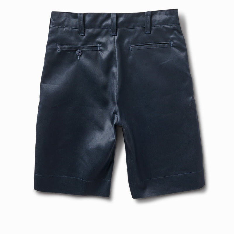 Japanese Chino Shorts - Waxed Aqua Teal - Schaeffer's Garment Hotel