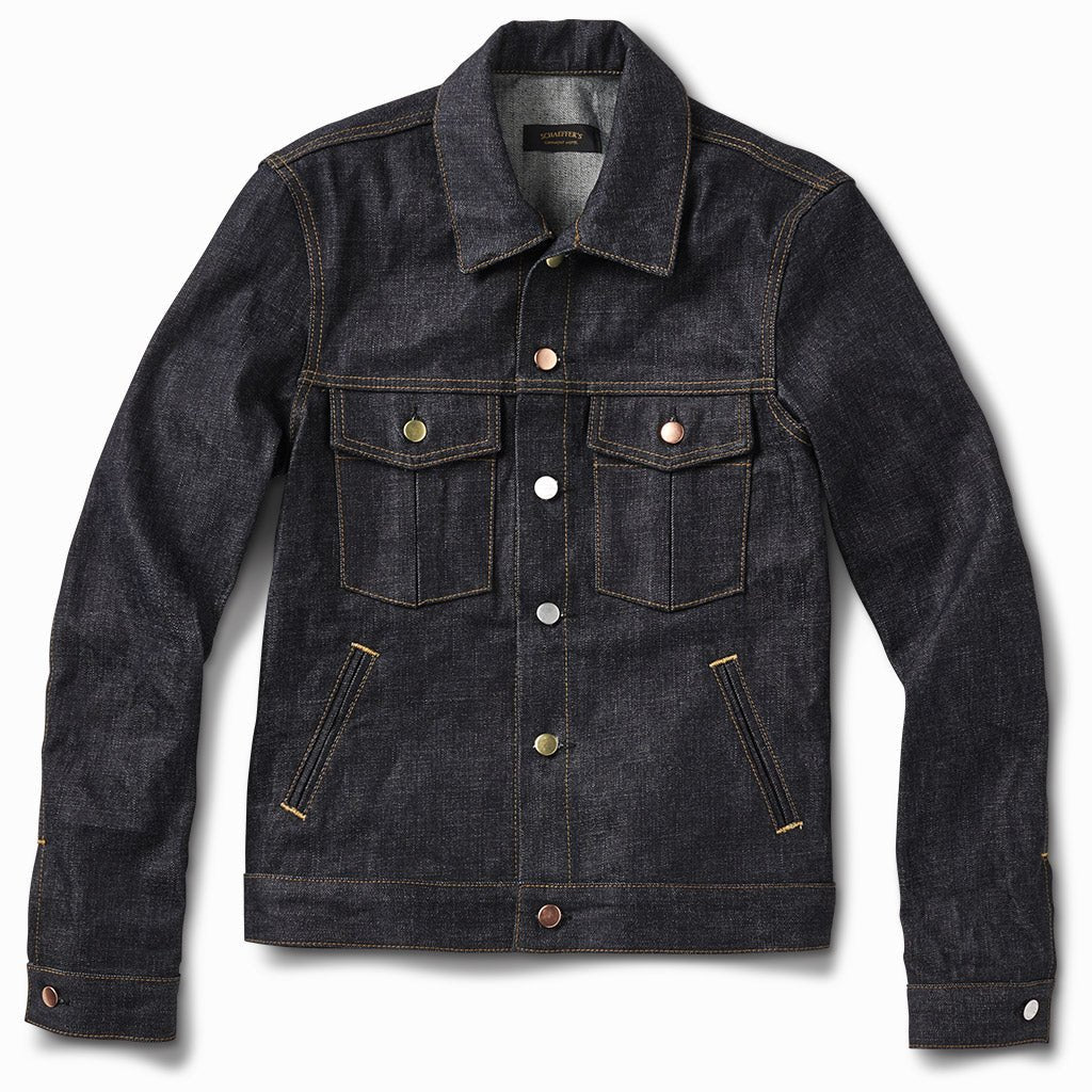 Jean Jacket Rope Premium Denim Jacket - Double Dye Indigo | Shop Now - Schaeffer's ...