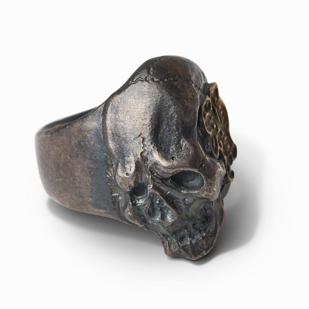 Mortis Fleur de Lis Full Skull Ring – Mortis Ores